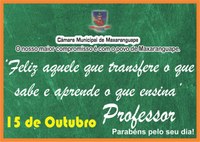 HOMENAGEM AOS PROFESSORES