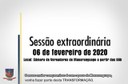 SESSÃO EXTRAORDINÁRIA