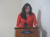 Vereadora Carla Lopes usa Tribuna para relatar sua viagem no Encontro de Vereadoras do PSDB da Região Norte-Nordeste em Maceió